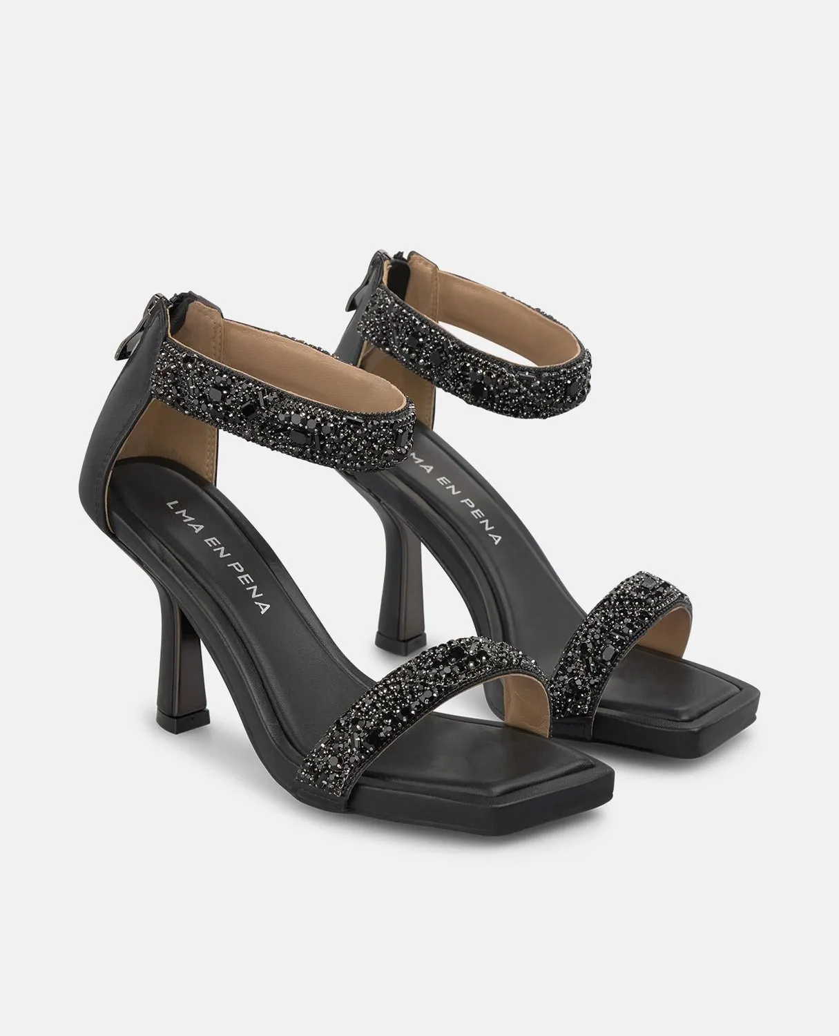 Alma en Pena V264010 sandale talon fin noir 9 cm