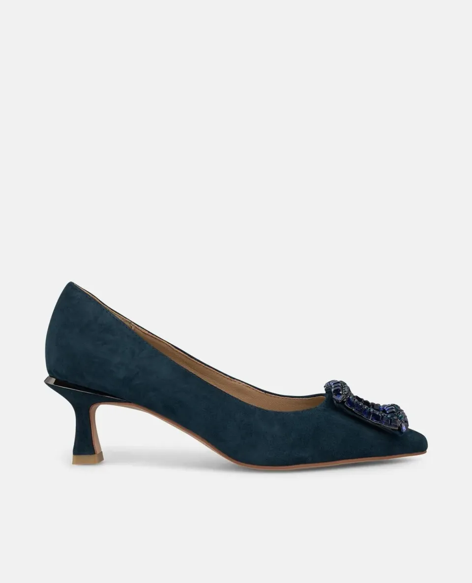 Alma en Pena I250504 escarpins bleu marine talon 6 cm