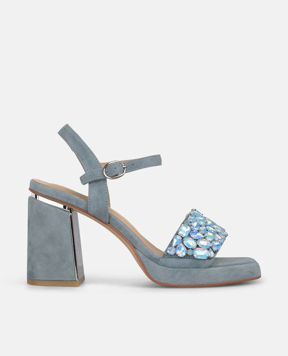 Alma en Pena V262652 sandales talon 8,5cm jean strass