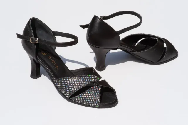 Magic Feet Célia chaussures danse latine femme cuir souple