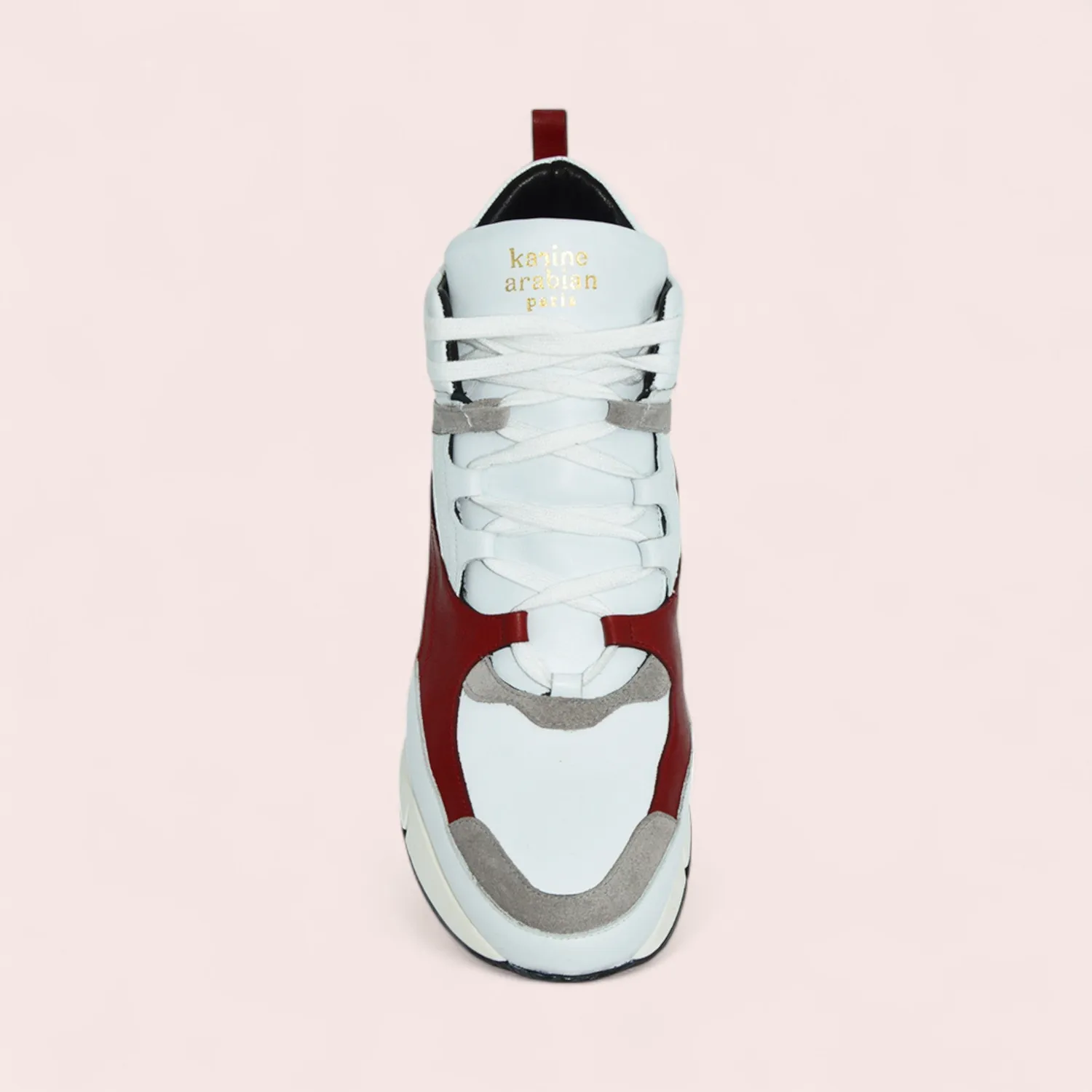 Karine Arabian JADE sneakers blanc cuir lisse confort