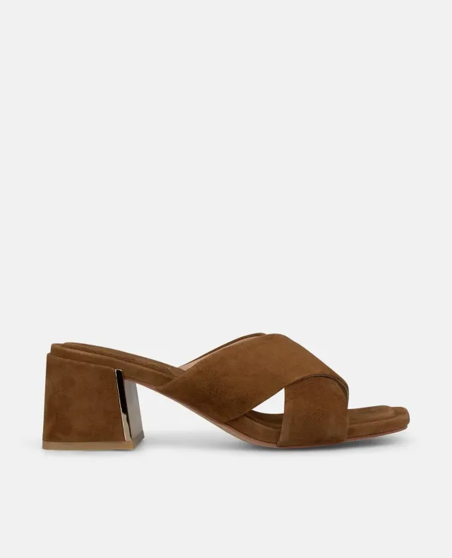 Alma en Pena V263104 sandales camel cuir talon 6 cm