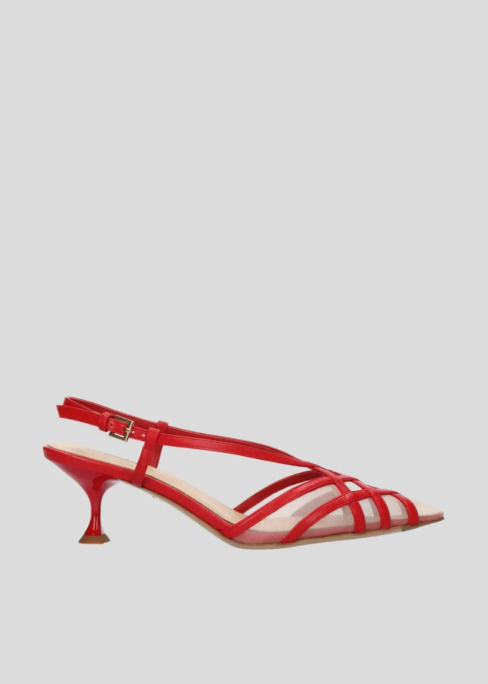 Lola Cruz Eloise Pump 55 escarpins rouges talon 5,5 cm