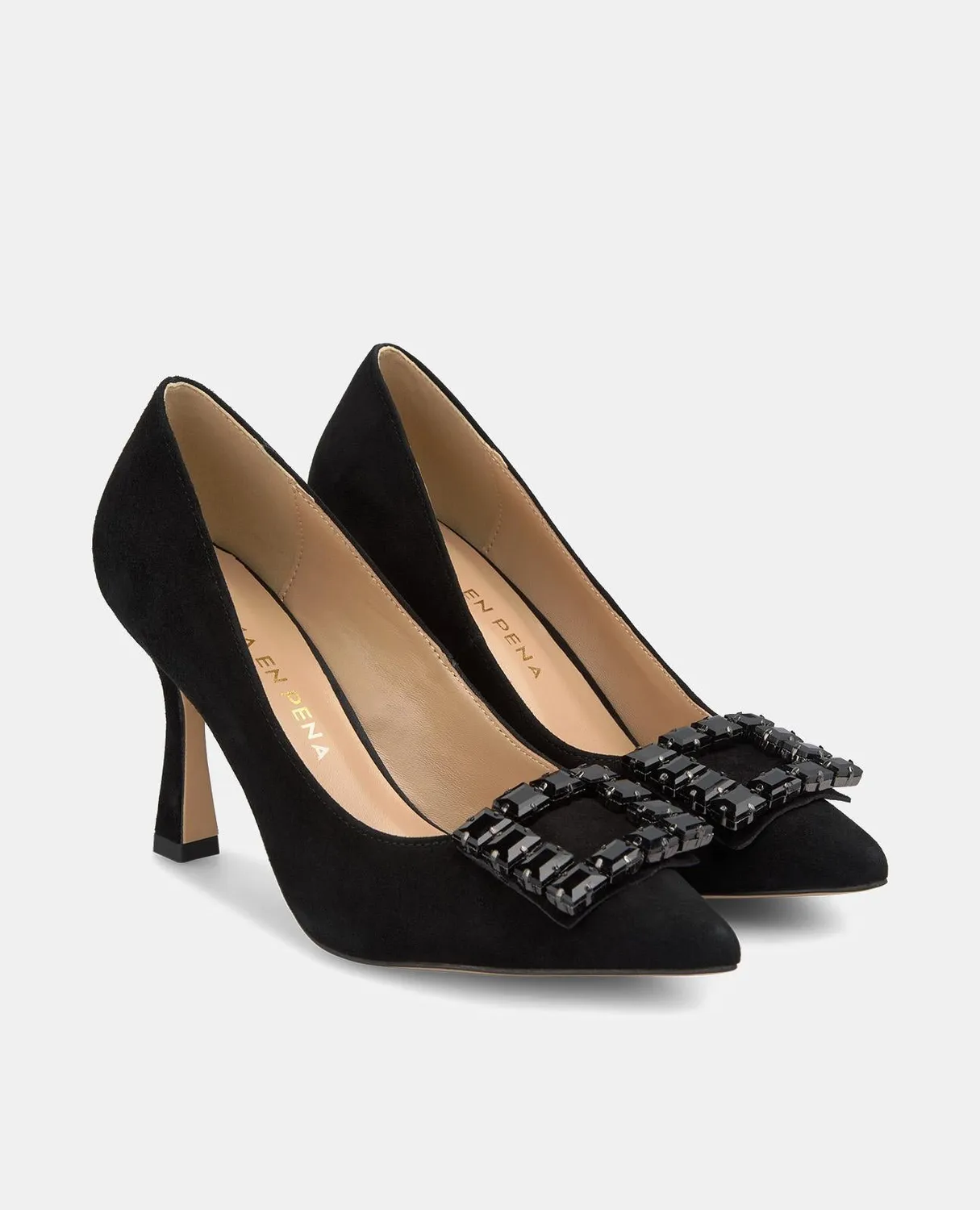 Alma en Pena I240341 escarpins noir cuir talon 9,5 cm
