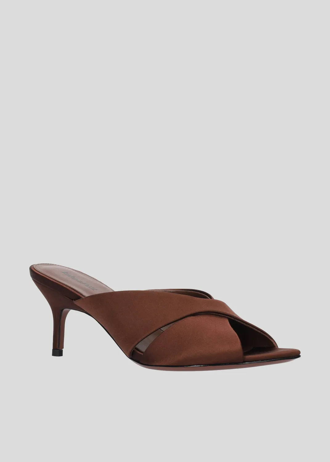 Lola Cruz Lena mules marron talon 65