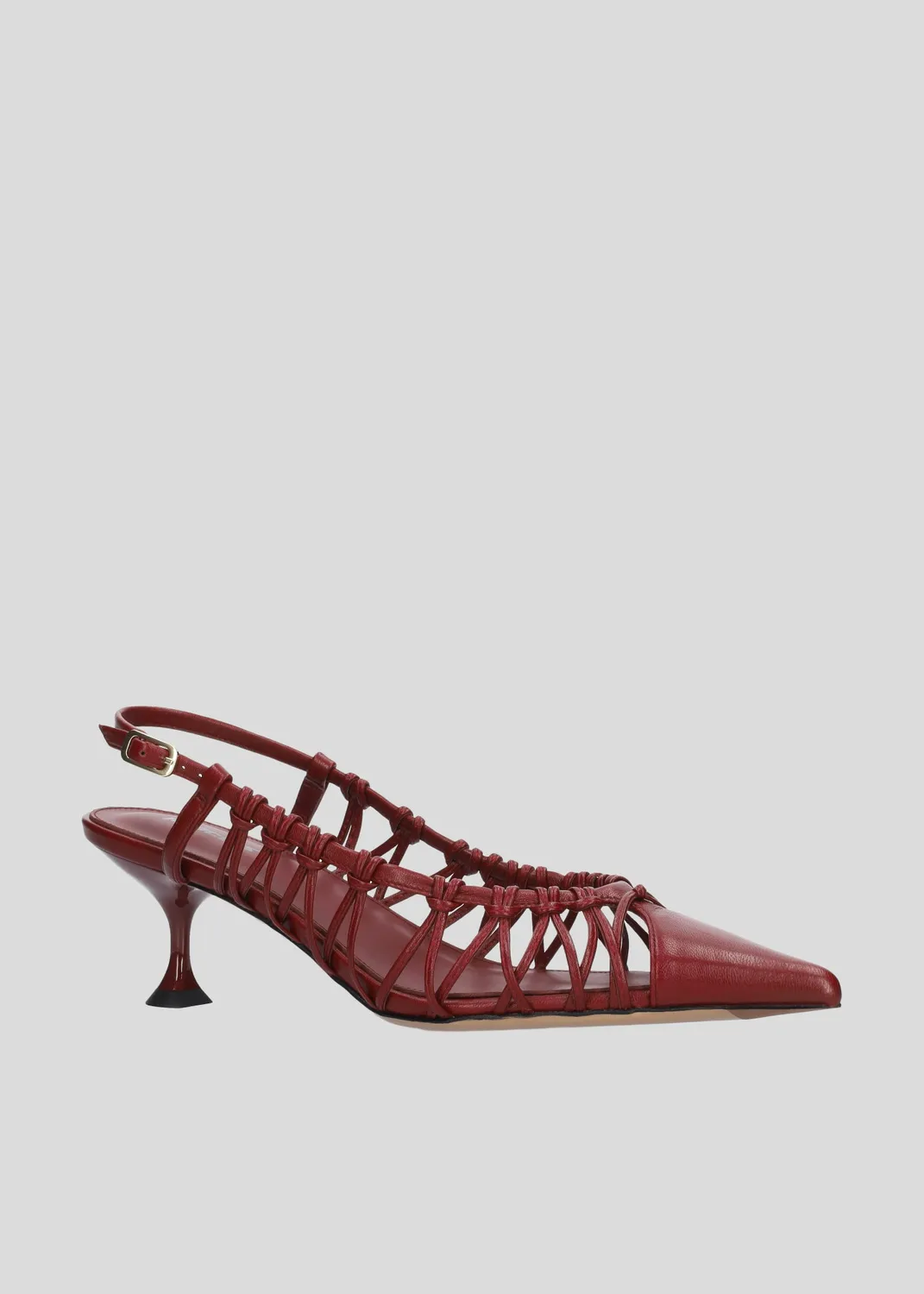 Lola Cruz Lulú Pump 60 escarpins bordeaux cuir