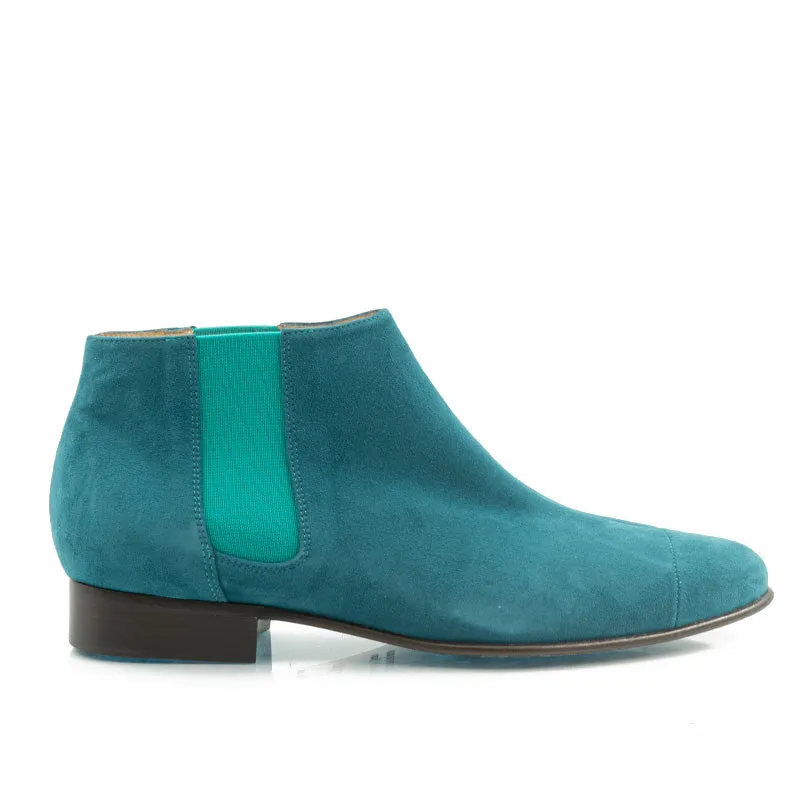 Bégum Paris Lucrèce bottines colvert chèvre velours