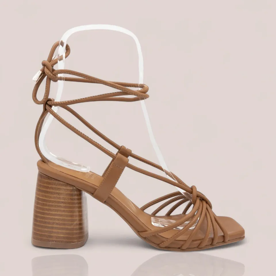 Karine Arabian Salina sandales cuir talon stable 80 mm