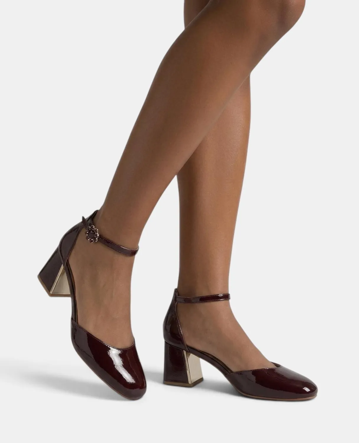 Alma en Pena I260163 escarpins bordeaux vernis 7 cm