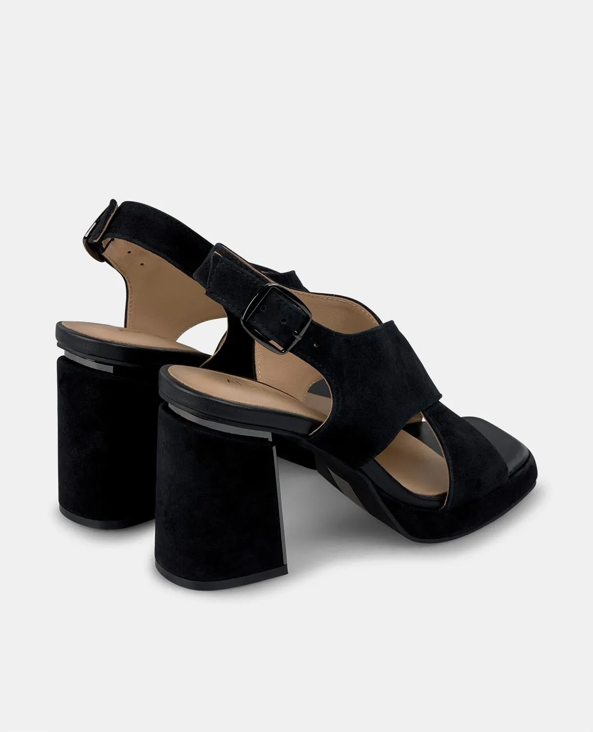 ALMA EN PENA V250794 sandales talon noir cuir talon 8,5 cm