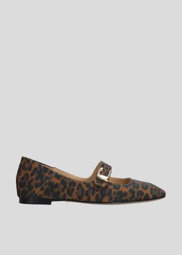 Lola Cruz Lola ballerines léopard cuir