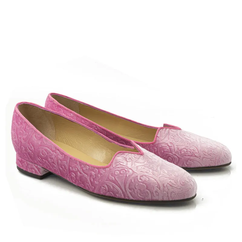 Bégum Paris Olympe ballerines tissu décolleté V