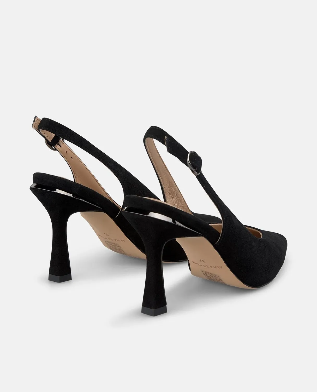 Alma en Pena V261800 escarpins noirs cuir talon 9 cm