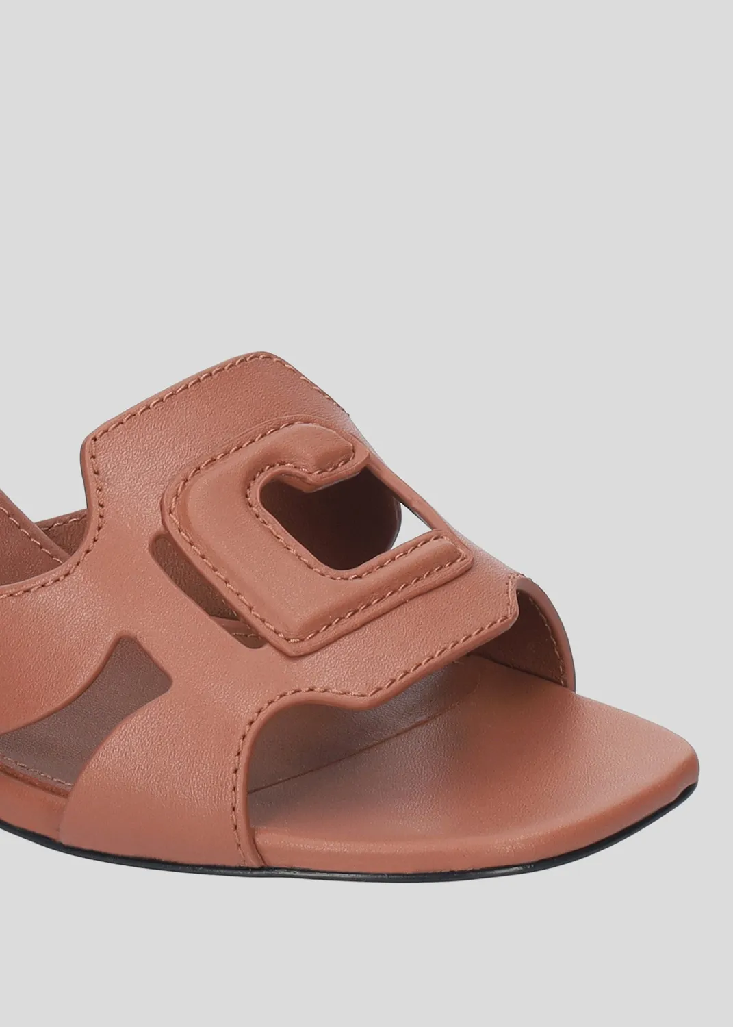 Lola Cruz Ciuirine 55 sandale terracotta talon 5,5 cm