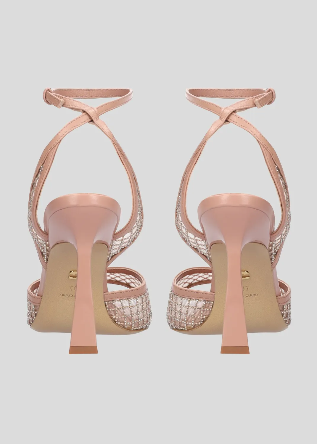 Lola Cruz Ruby 95 sandales à talons nude