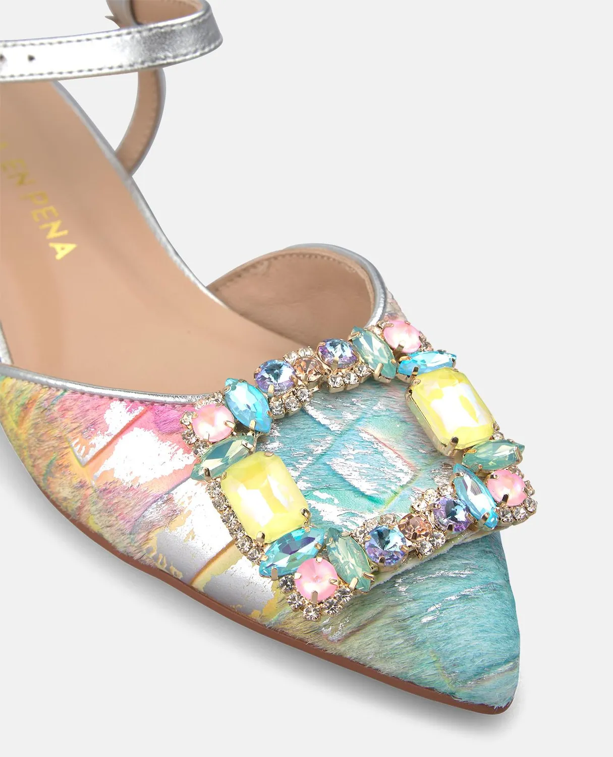 Alma en Pena V261002 escarpins slingback multicolore talon 2 cm