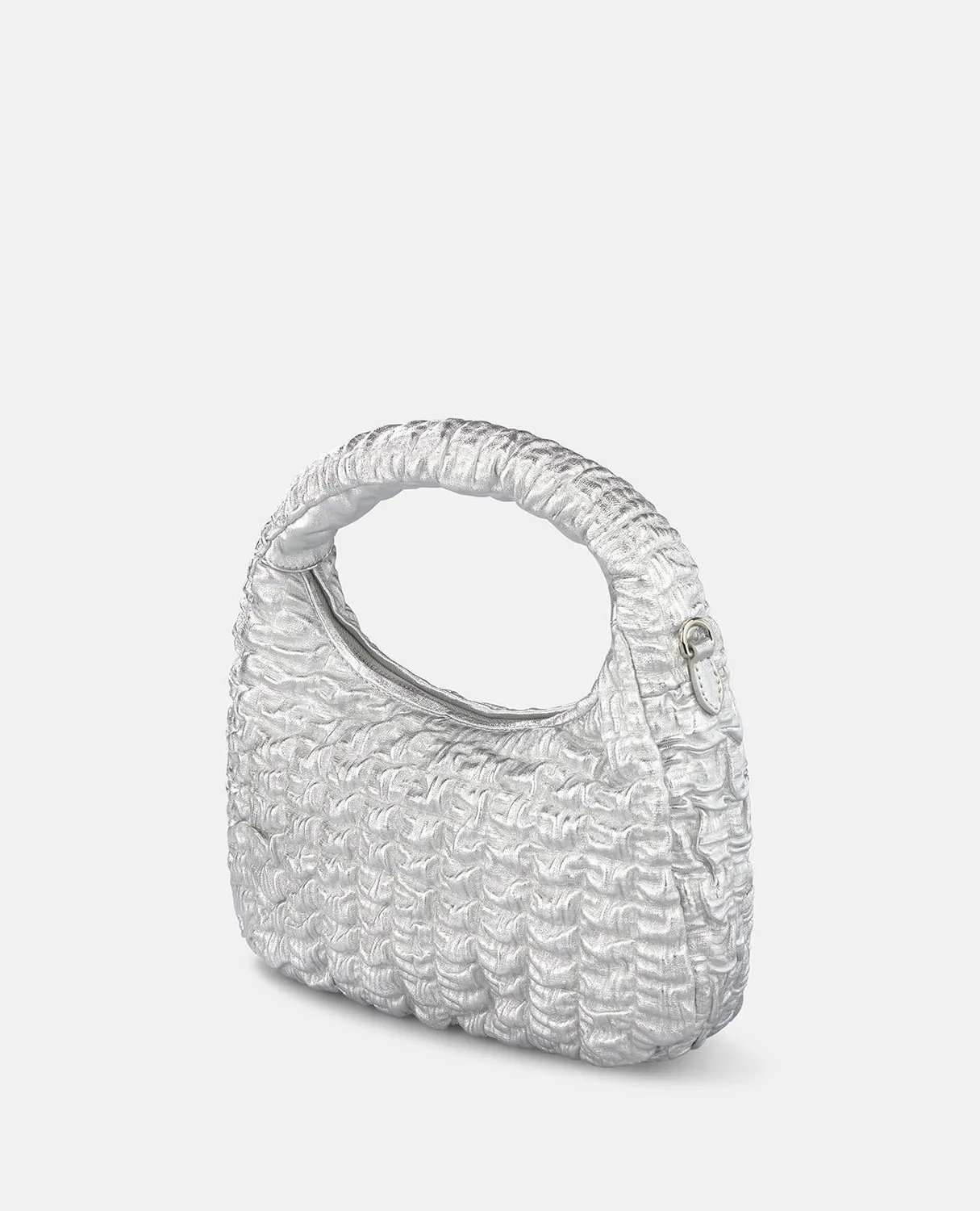 Alma en Pena V26BG024 sac bandoulière argent relief cuir