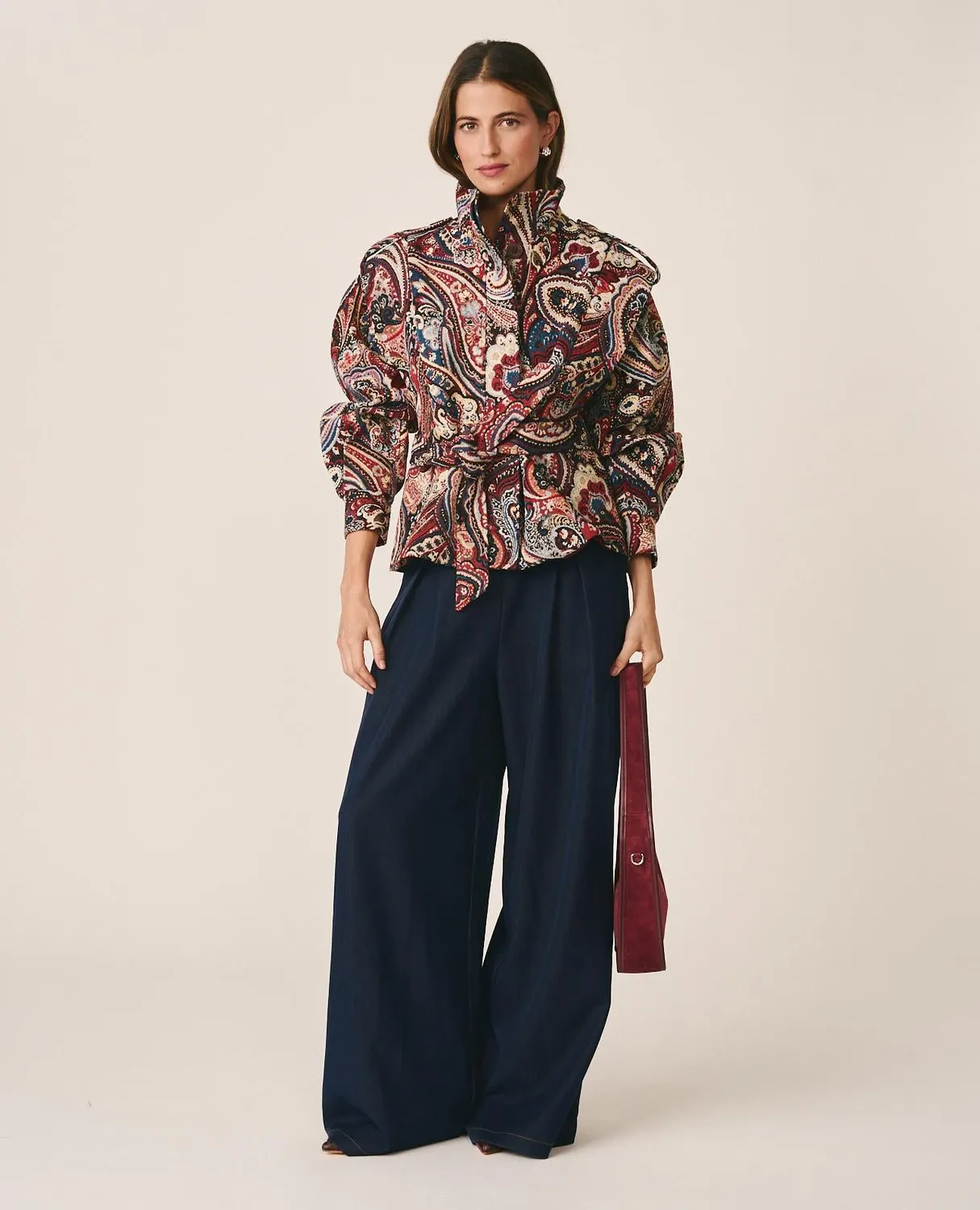 Alma en Pena I26CL1100 veste paisley coton multicolore