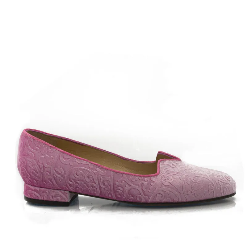 Bégum Paris Olympe ballerines tissu décolleté V