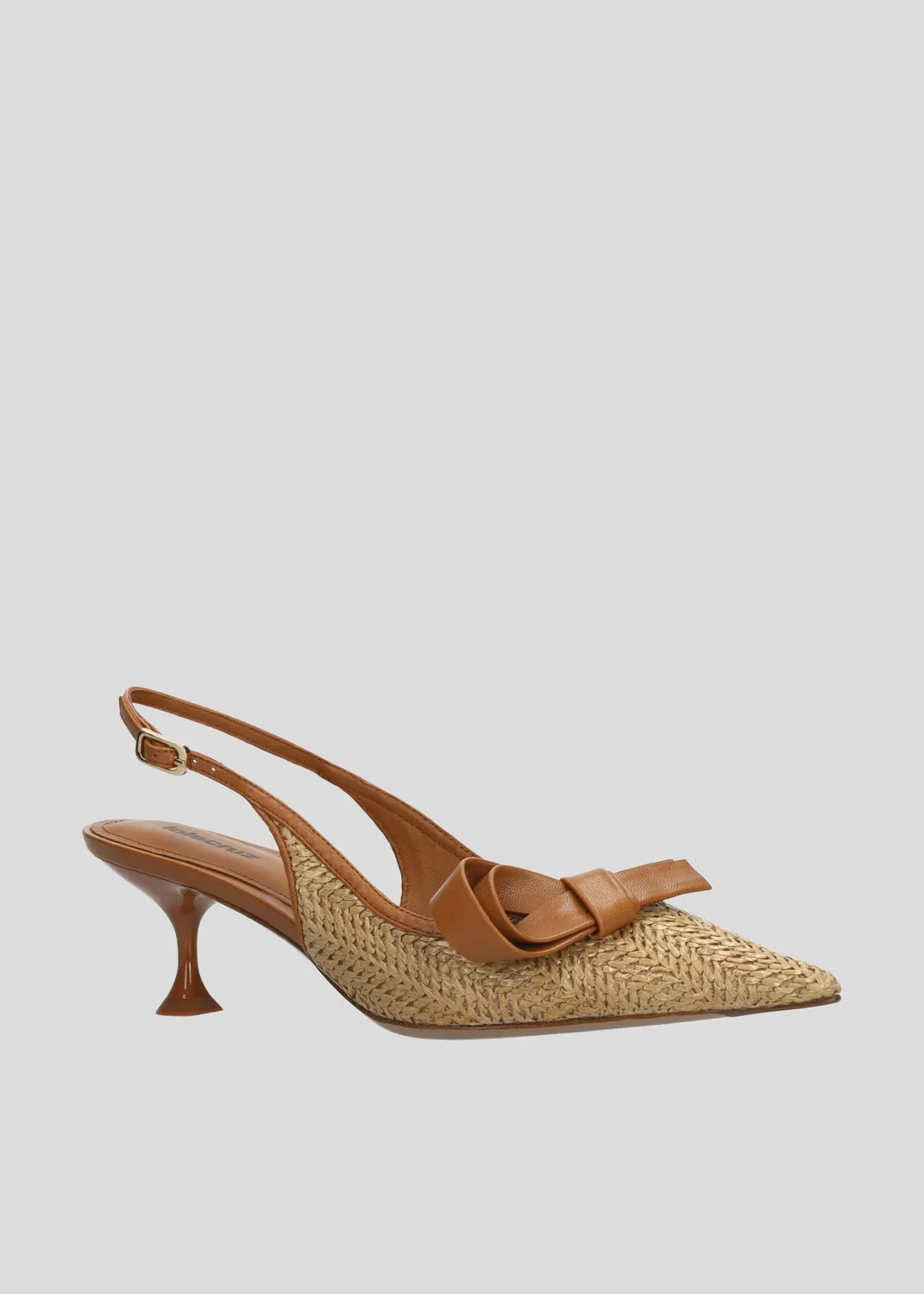 Lola Cruz Linda Pump 55 escarpins cuir camel