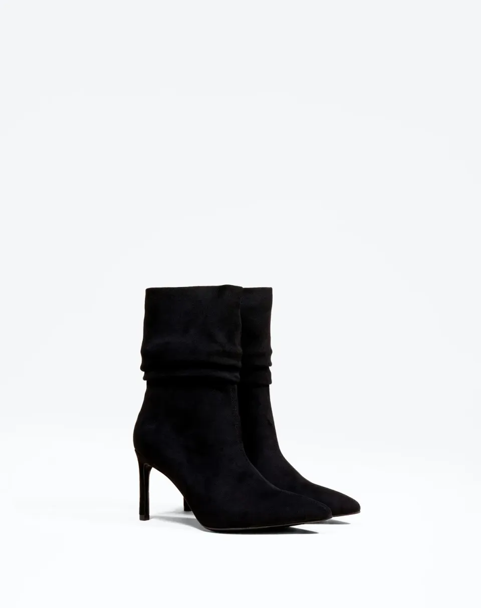 Mi/Mai Zaha Black bottines talon bout pointu