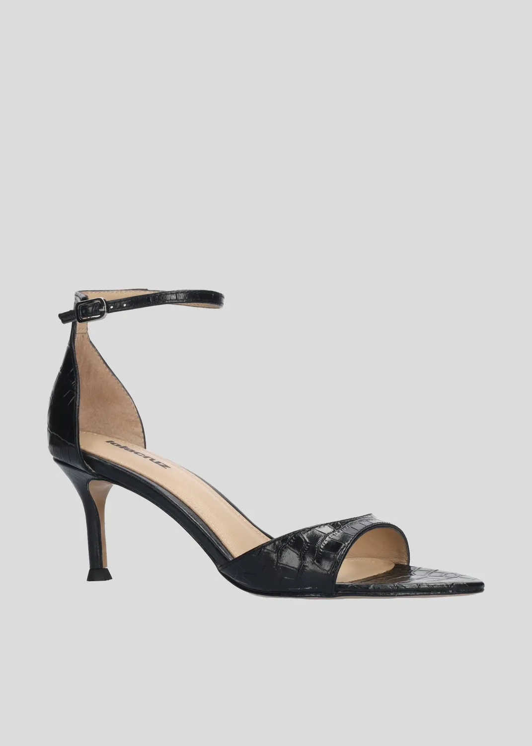 Lola Cruz Scarlett 65 sandales à talon noires