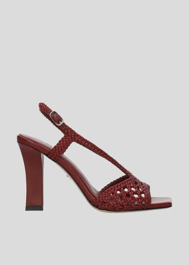Lola Cruz Tabata Sandal 95 sandales bordeaux