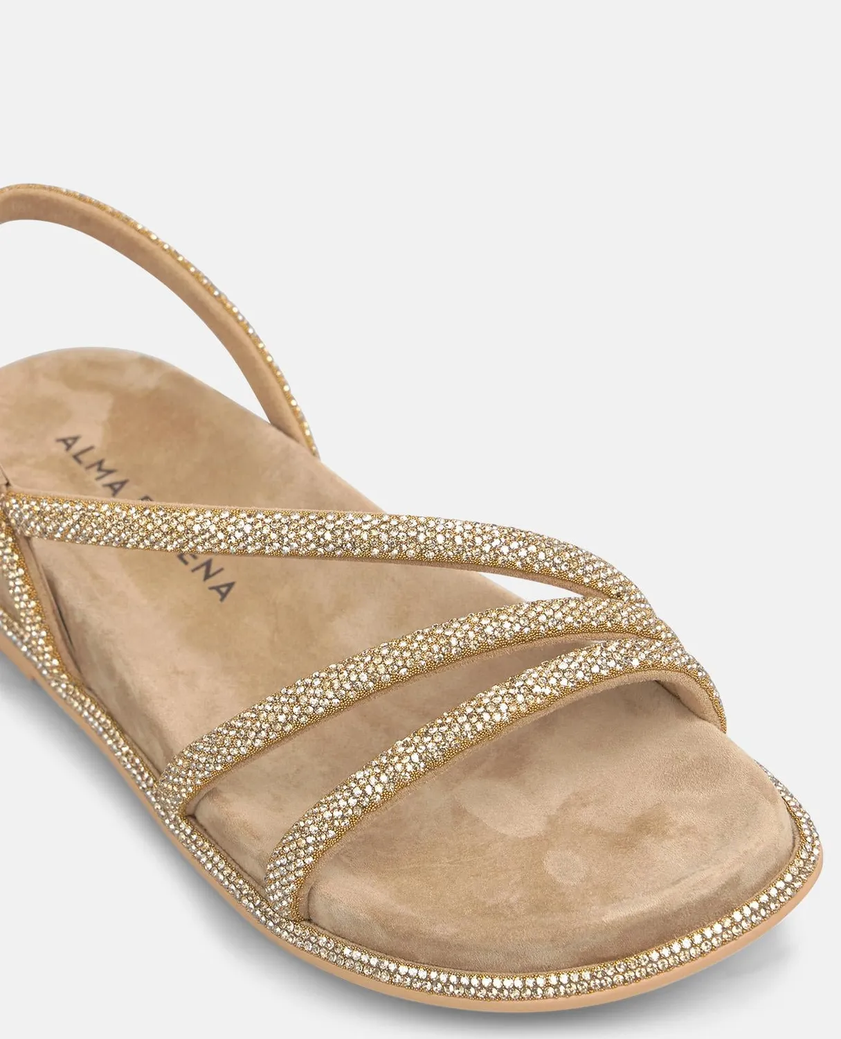Alma en Pena V267109 sandales plates sable 38 brides