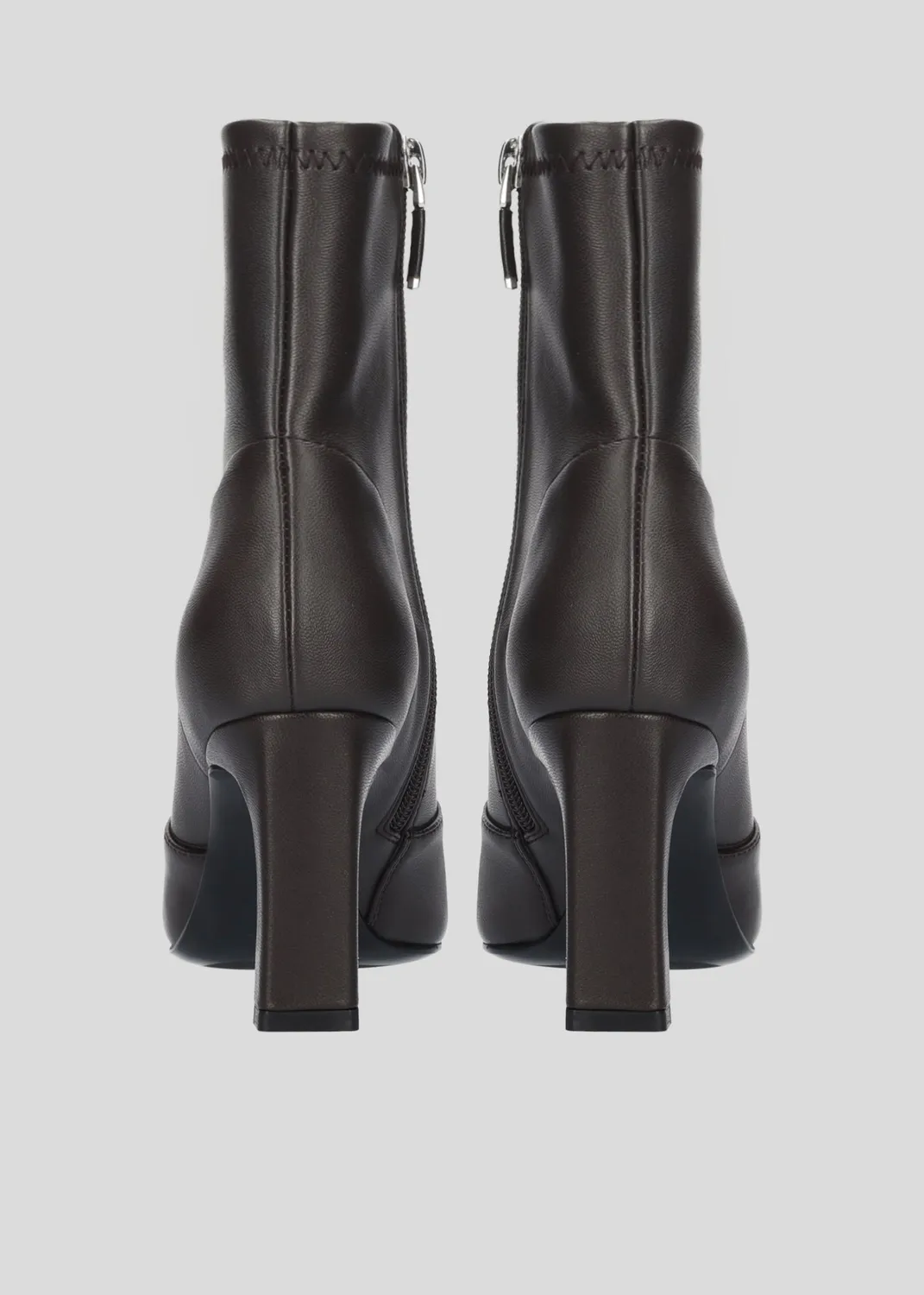 Lola Cruz Hanna Booties 80 bottines chocolat cuir