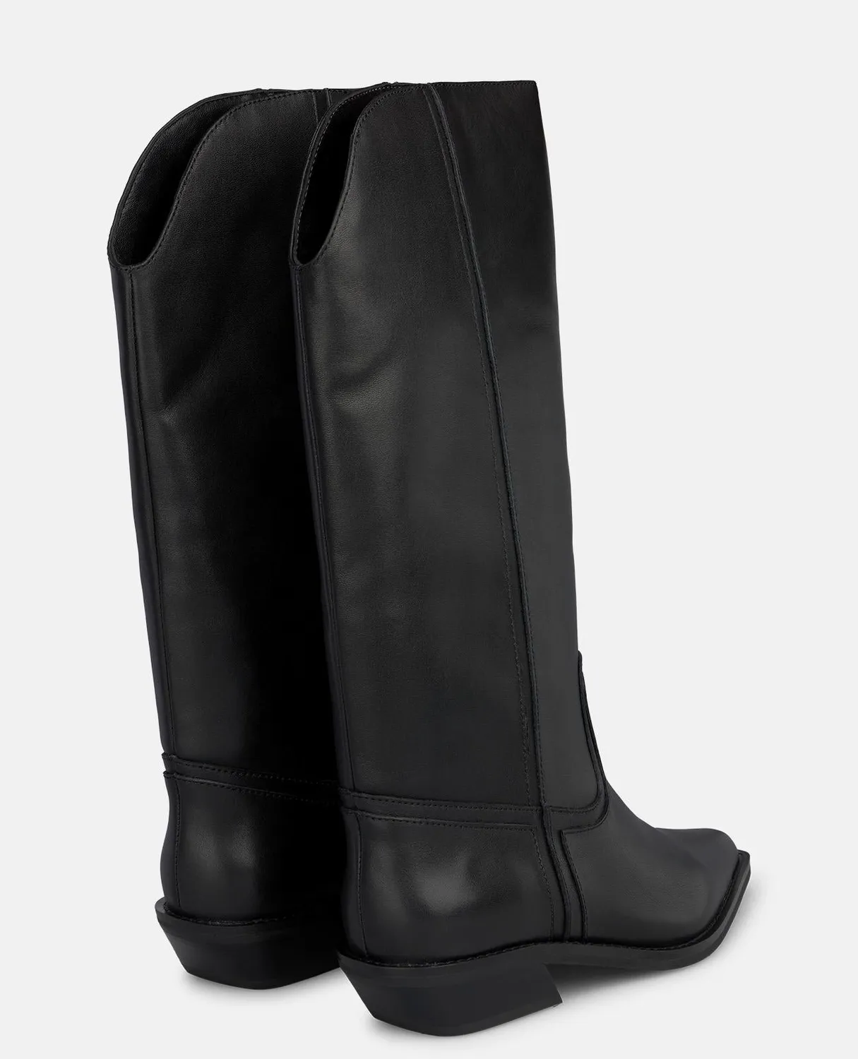 Alma en Pena I260580 bottes cuir noir cowboy