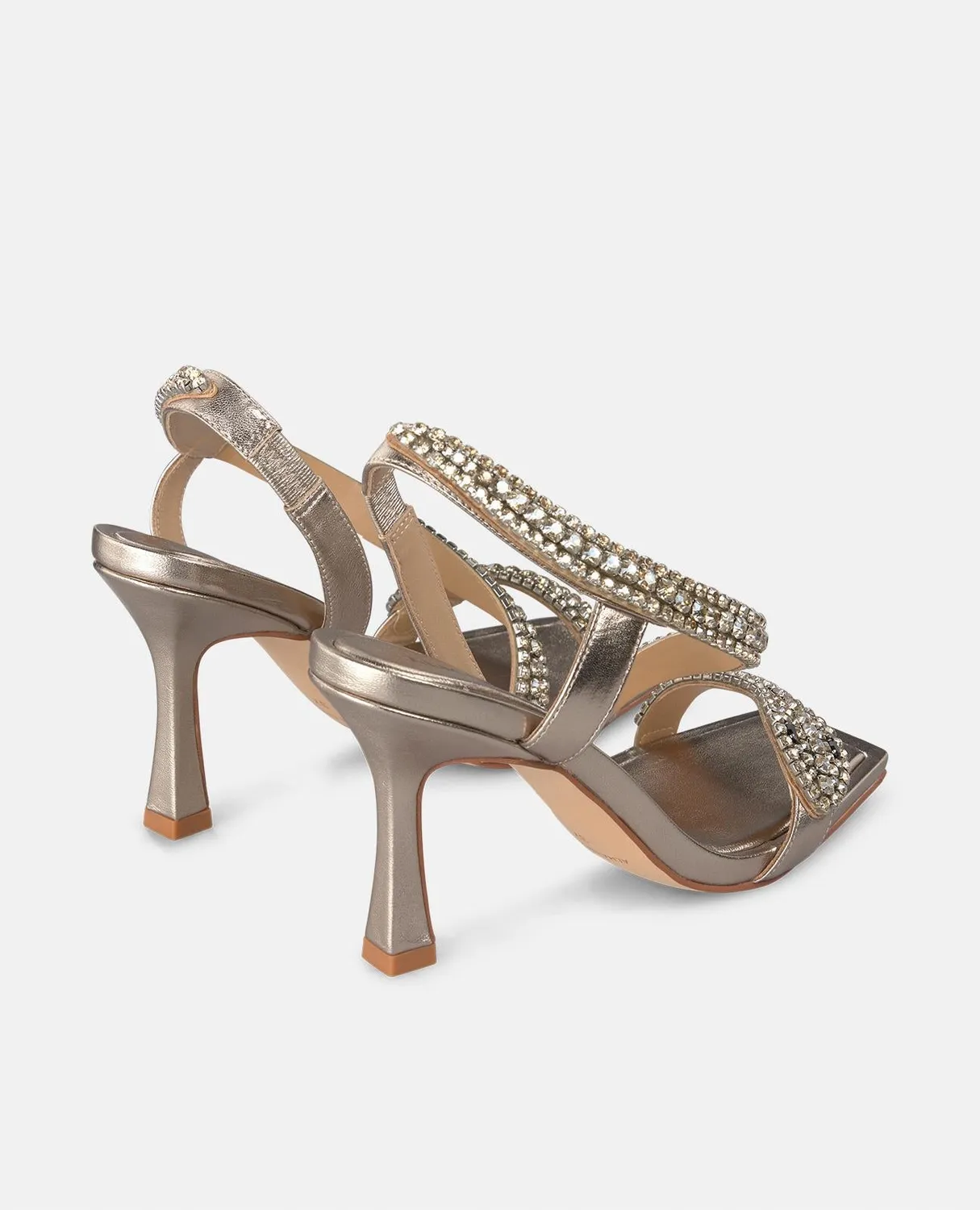 Alma en Pena V250840 sandales serpent bronze talon 9 cm