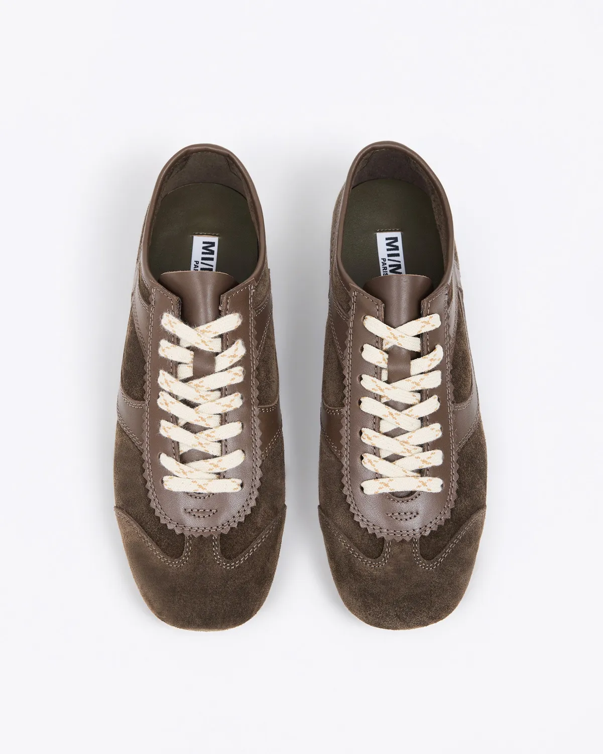 Mi/Mai Paola Kaki baskets daim kaki