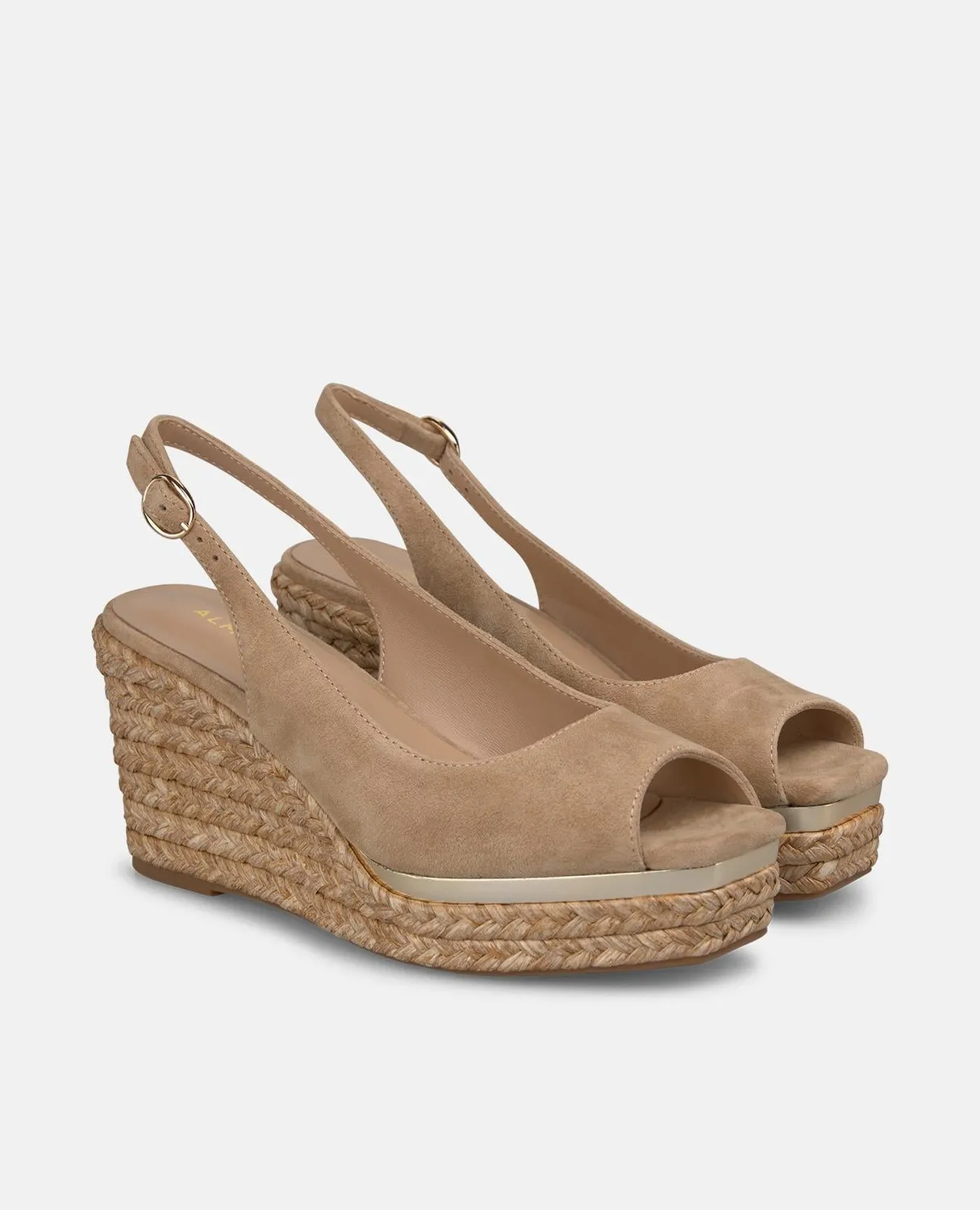 Alma en Pena V266000 compensées cuir sable 9,5 cm