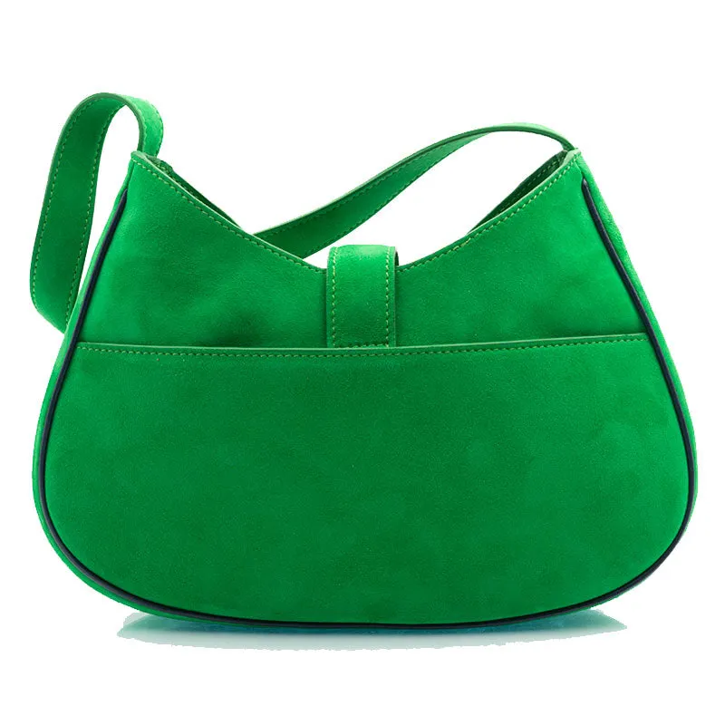 Bégum Paris Inès sac à épaule vert émeraude