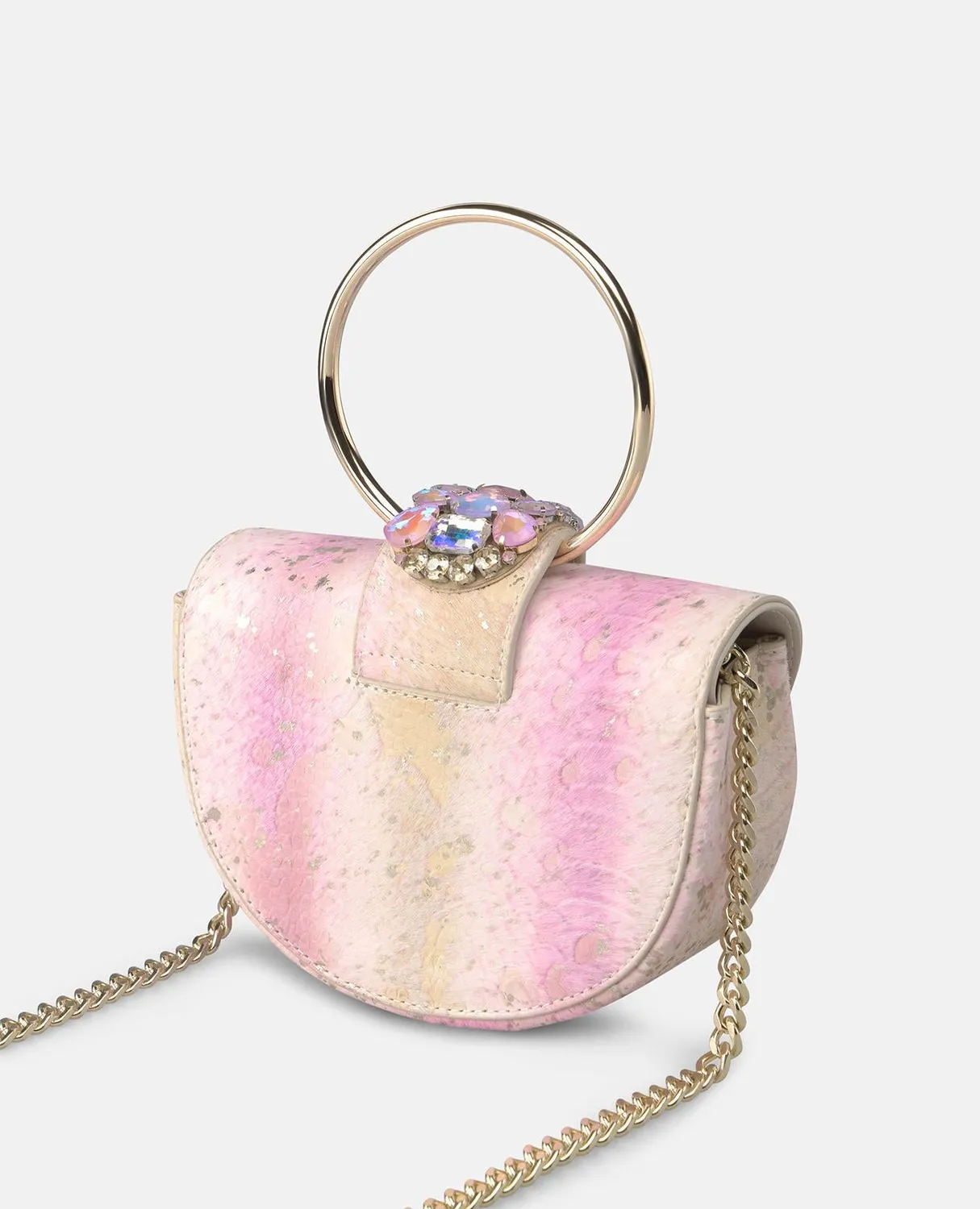Alma en Pena BG101 sac bandoulière cuir rose