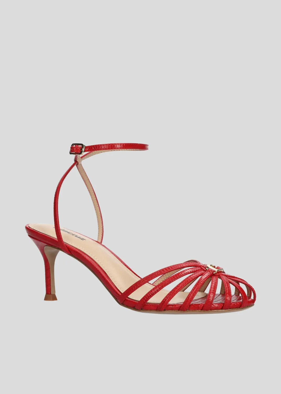 Lola Cruz Tango 65 sandales à talons rouge talon 6,5 cm