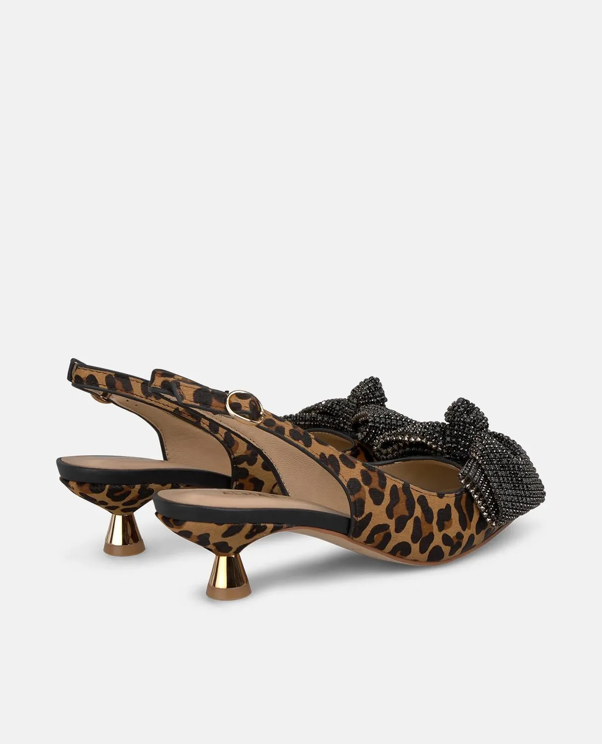 Alma en Pena I250525 Mini Lazo escarpins camel cuir talon 4,5 cm