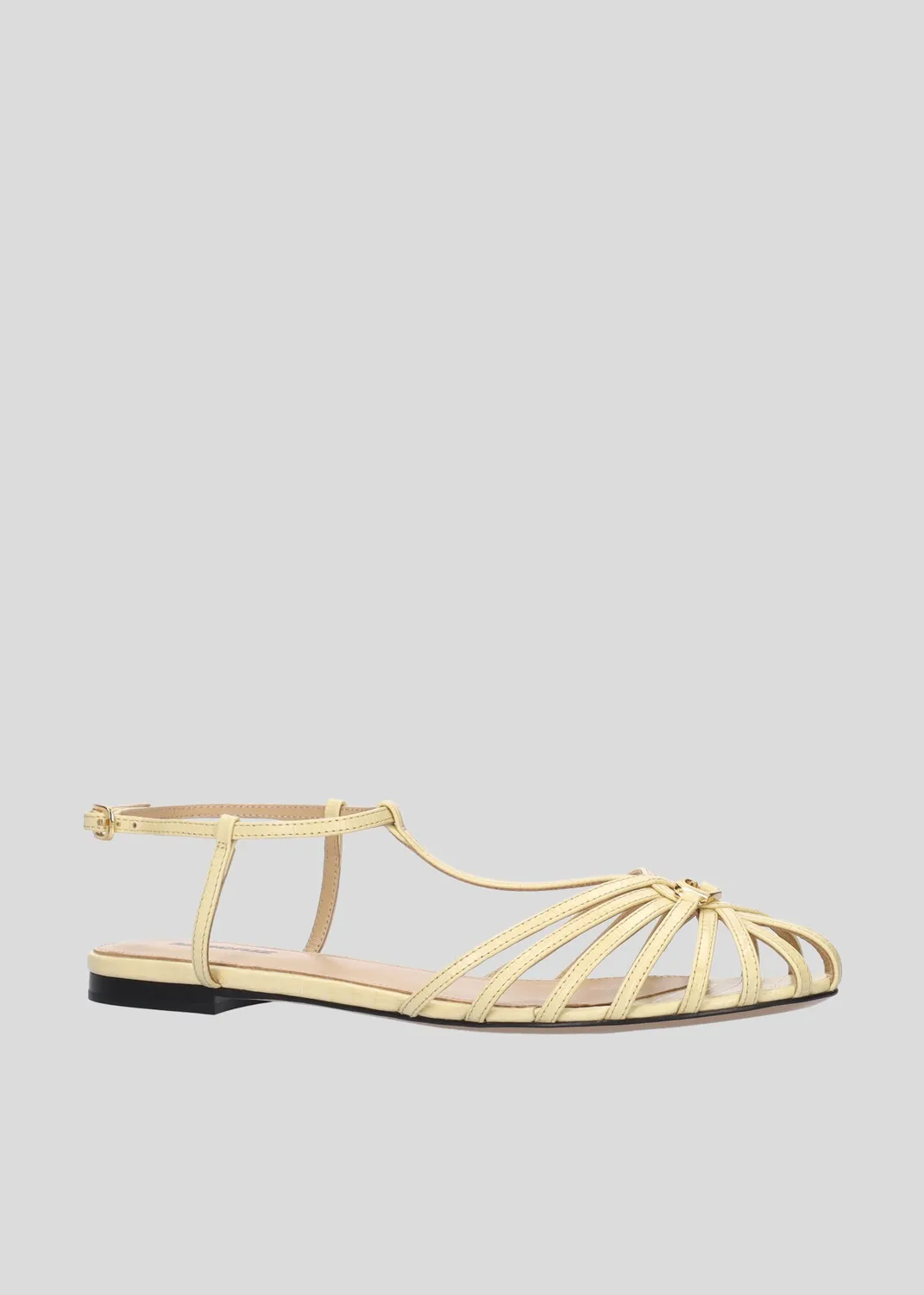 Lola Cruz Tango ballerine vanille cuir