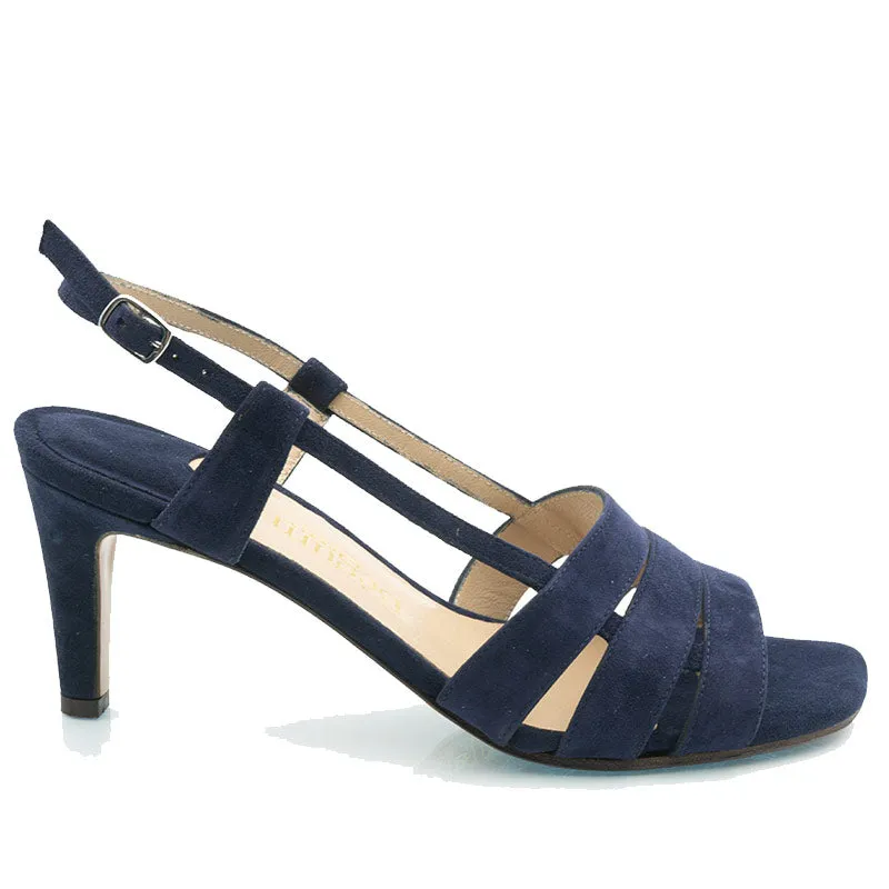 Bégum Paris Faro sandales noisette cuir talon 7 cm