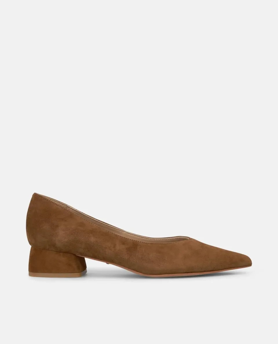 Alma en Pena Suede I260180 ballerines camel pointe