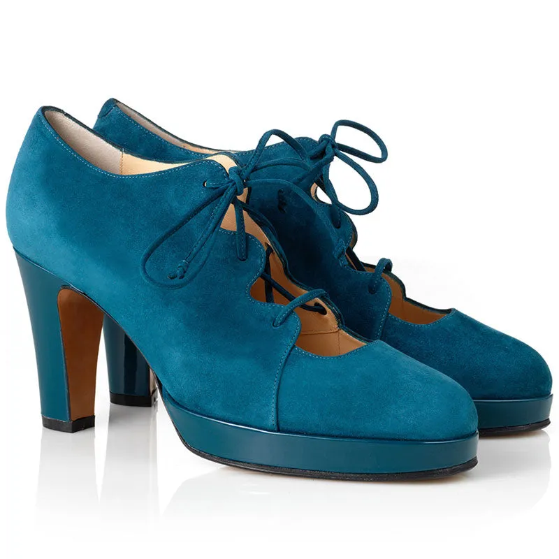 Bégum Paris Hanovre escarpin bleu marine talon 8,5 cm