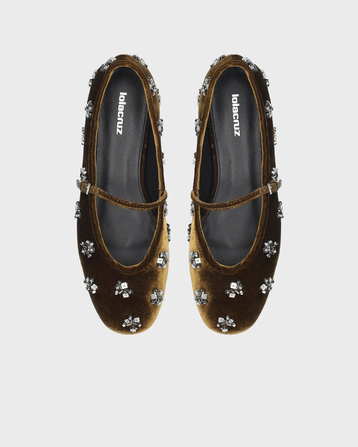 Lola Cruz Nivea ballerines ocre
