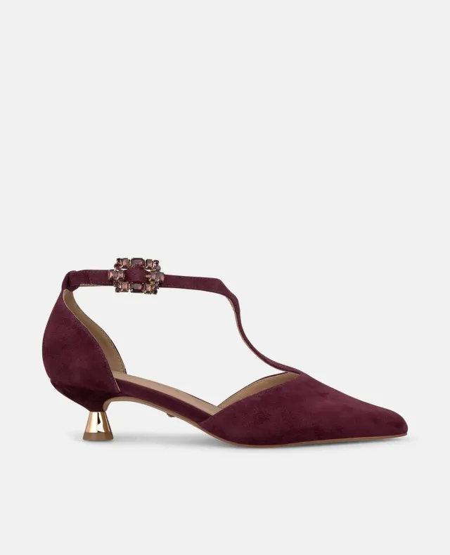 Alma en Pena I260202 escarpins bordeaux talon 4 cm