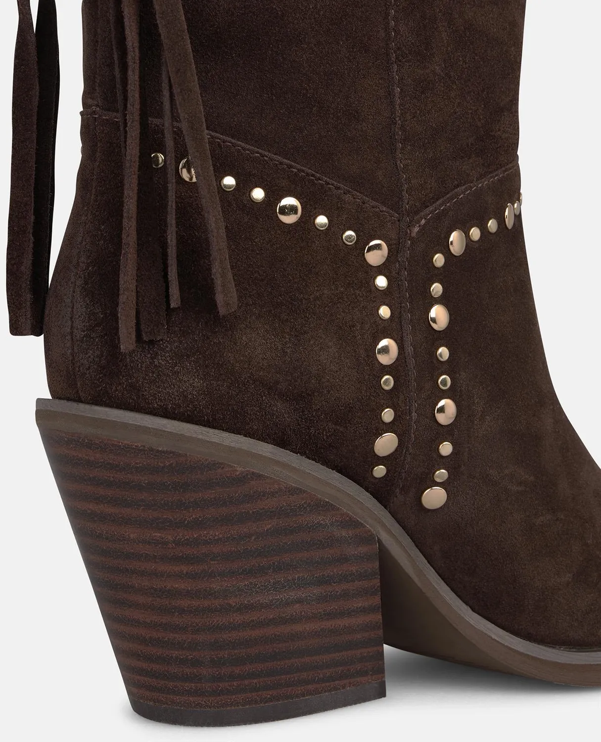 Alma en Pena I260718 bottines cowboy marron 8 cm