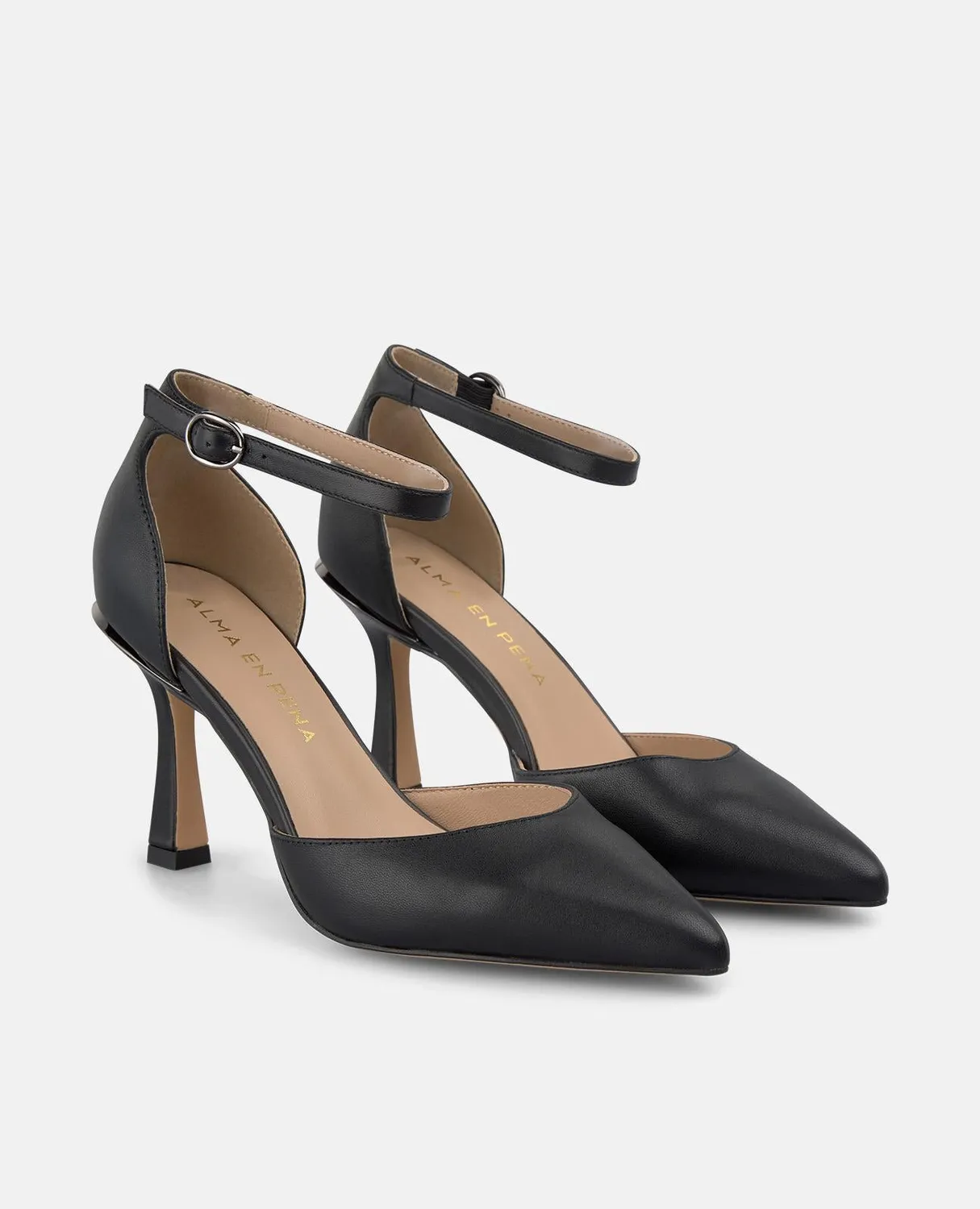 Alma en Pena V261802 escarpins noirs cuir talon 9 cm