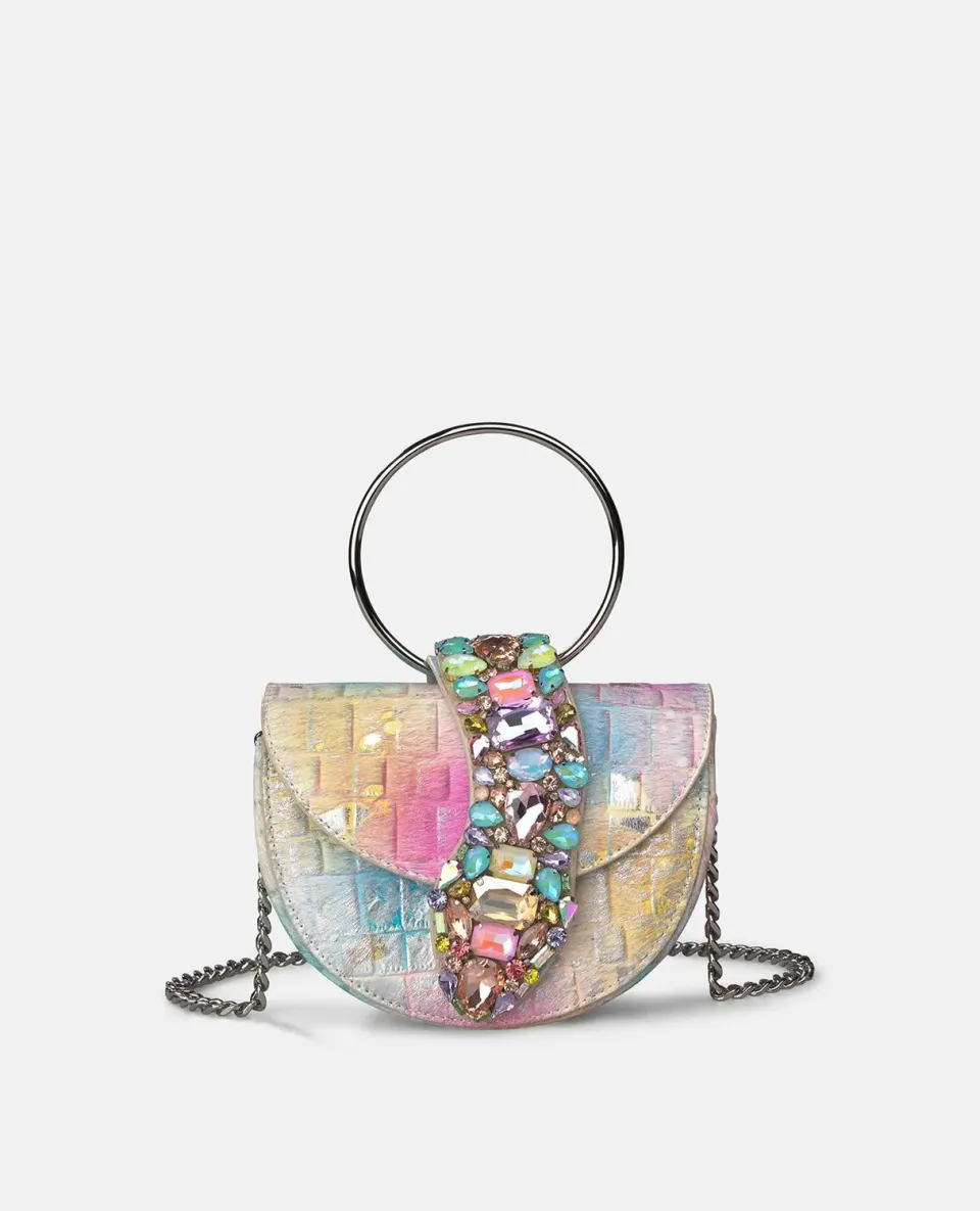 Alma en Pena BG101 sac bandoulière cuir serpent lune