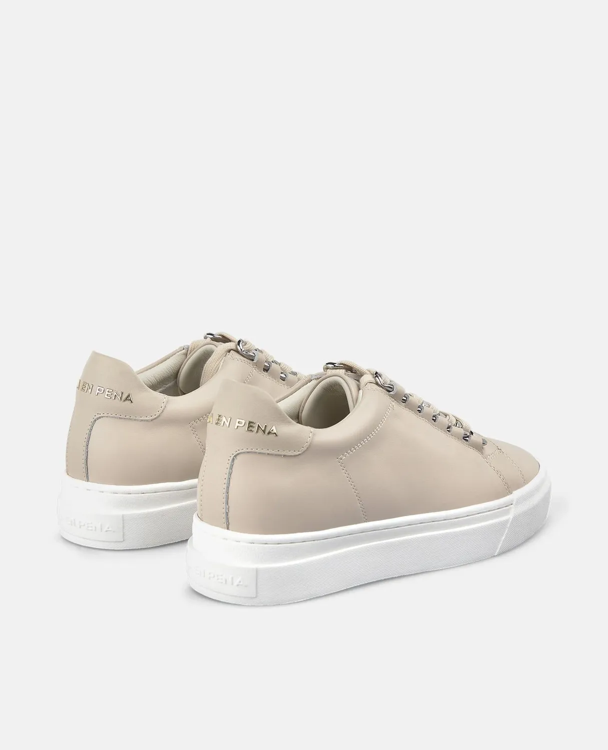 Alma en Pena V260486 sneakers blanches cuir plateforme 3,5 cm