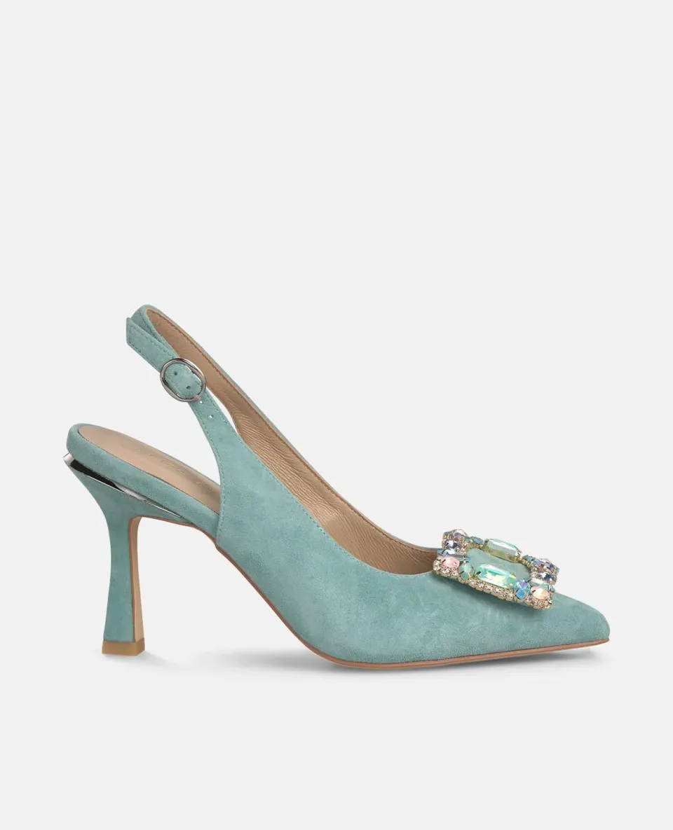 Alma en Pena V262000 escarpins bleus 9 cm