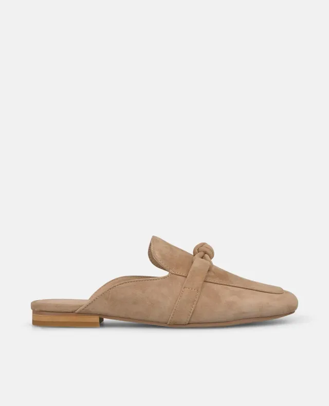 Alma en Pena V260700 mules mocassins cuir sable 2 cm