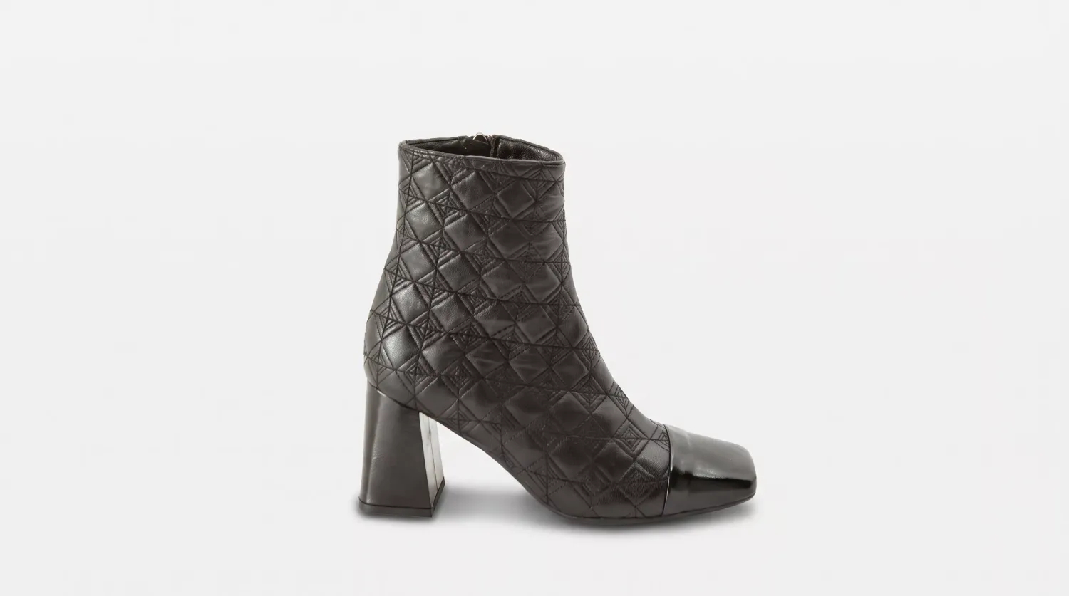 Matteo Pitti Sofy bottines noires matelassées talon